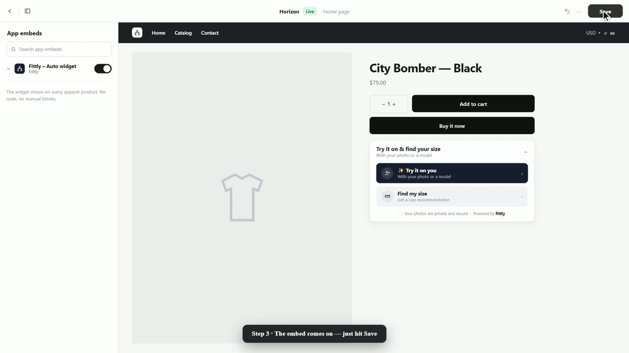 Video: how to install Fittly on a Shopify store